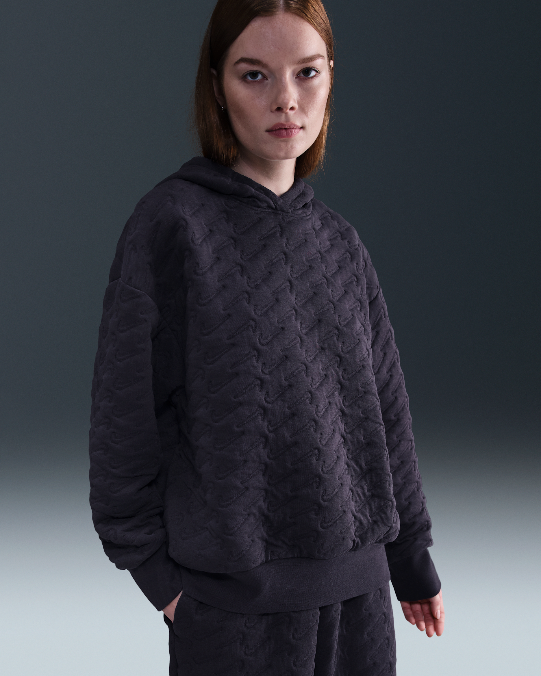 Nike Sportswear Phoenix Fleece Women's Loose Jacquard Pullover